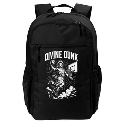 Divine Dunk Jesus Basketball Meme Religious Christian Backpack
