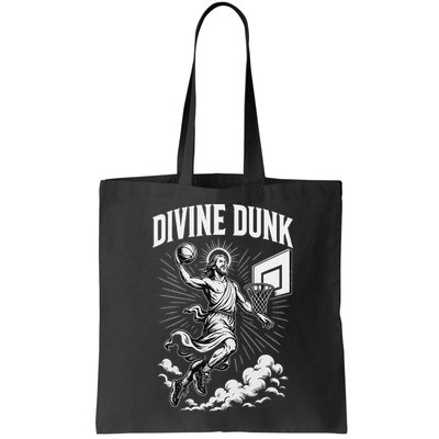 Divine Dunk Jesus Basketball Meme Religious Christian Bag