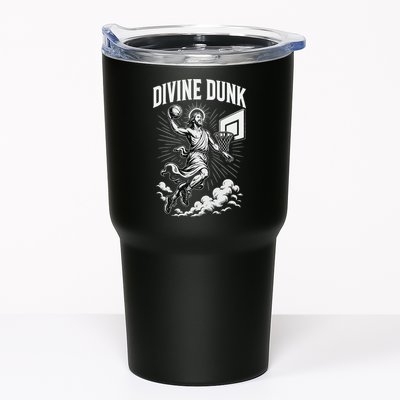 Divine Dunk Jesus Basketball Meme Religious Christian Tumbler