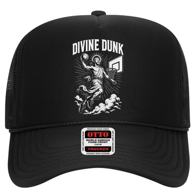 Divine Dunk Jesus Basketball Meme Religious Christian Hat