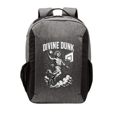 Divine Dunk Jesus Basketball Meme Religious Christian Vector Backpack