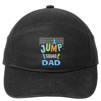 Dad Daddy Jump Squad Birthday Boy Trampoline Jumper Bday 7-Panel Snapback Hat