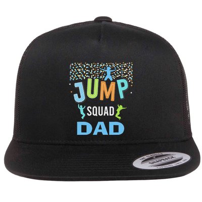 Dad Daddy Jump Squad Birthday Boy Trampoline Jumper Bday Flatbill Hat