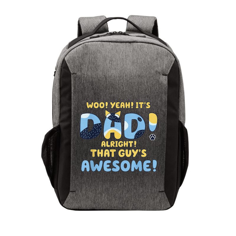 Dog Dad Joke ItS Dad Alright That Guys Awesome Fathers Day Vector Backpack