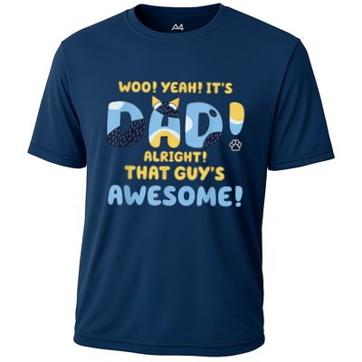 Dog Dad Joke ItS Dad Alright That Guys Awesome Fathers Day Performance Shirt