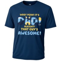Dog Dad Joke ItS Dad Alright That Guys Awesome Fathers Day Cooling Performance Crew T-Shirt