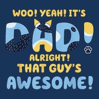 Dog Dad Joke ItS Dad Alright That Guys Awesome Fathers Day Cooling Performance Crew T-Shirt