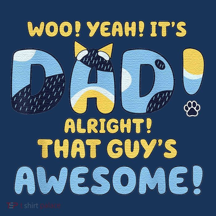 Dog Dad Joke ItS Dad Alright That Guys Awesome Fathers Day Premium T-Shirt