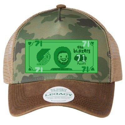 Dame Dolla Jame Dolla The Blazers 71 Points Legacy Tie Dye Trucker Hat