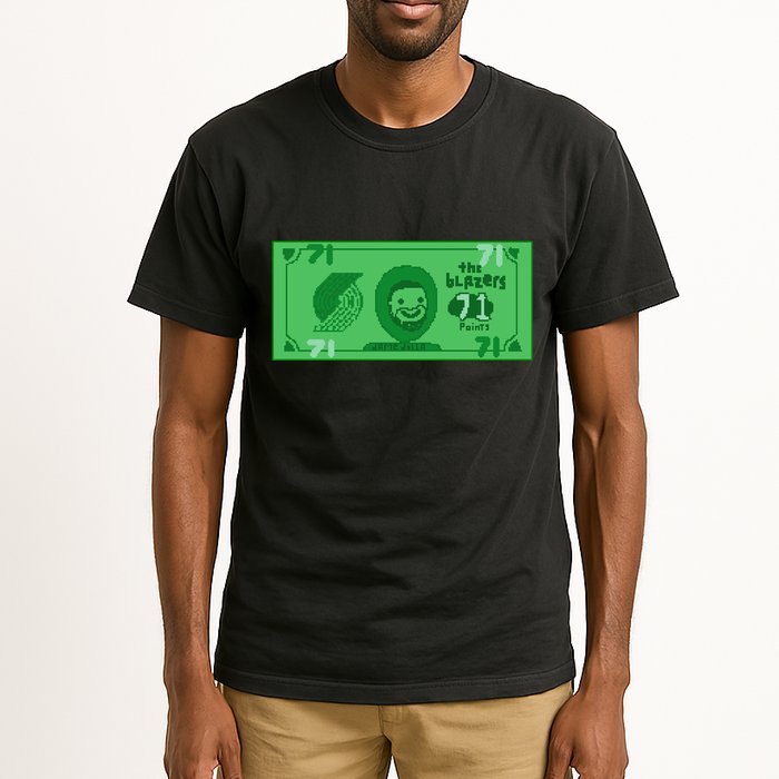 Dame Dolla Jame Dolla The Blazers 71 Points Tall T-Shirt