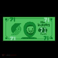 Dame Dolla Jame Dolla The Blazers 71 Points Tall T-Shirt