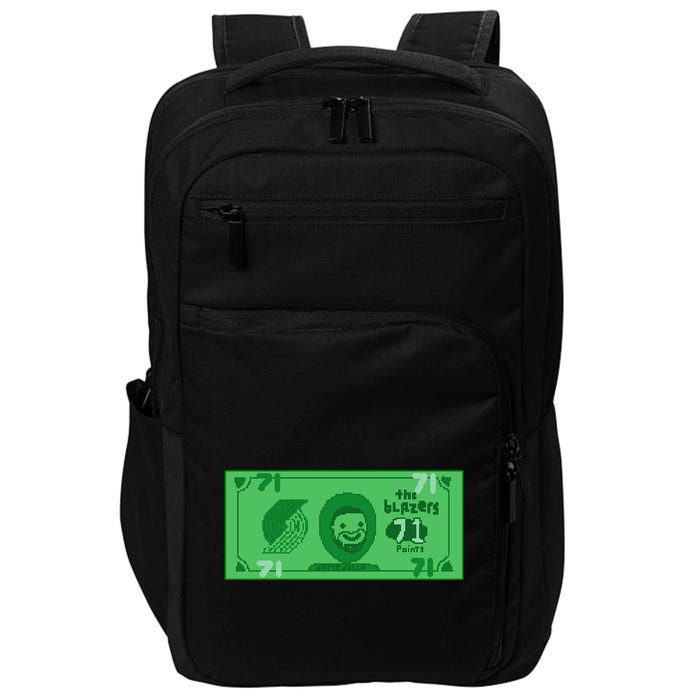 Dame Dolla Jame Dolla The Blazers 71 Points Impact Tech Backpack