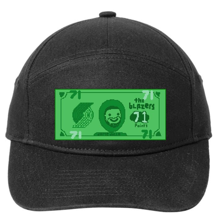 Dame Dolla Jame Dolla The Blazers 71 Points 7-Panel Snapback Hat