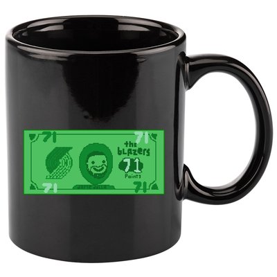 Dame Dolla Jame Dolla The Blazers 71 Points 11oz C Handle Ceramic Mug