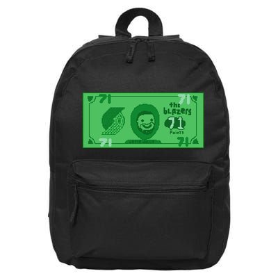 Dame Dolla Jame Dolla The Blazers 71 Points 16 in Basic Backpack
