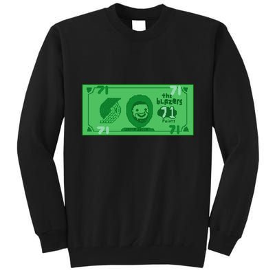 Dame Dolla Jame Dolla The Blazers 71 Points Tall Sweatshirt