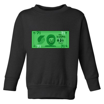 Dame Dolla Jame Dolla The Blazers 71 Points Toddler Sweatshirt