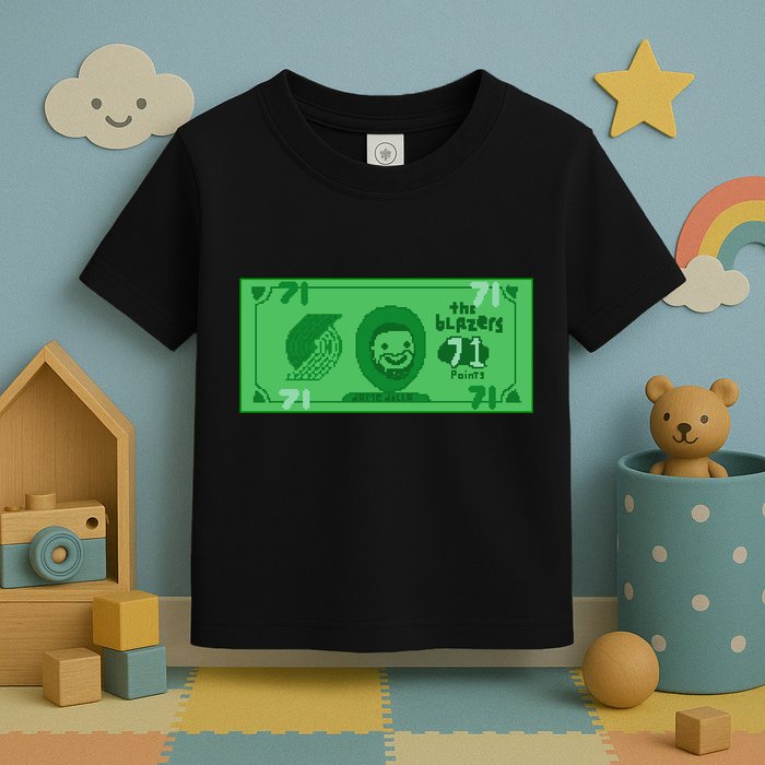 Dame Dolla Jame Dolla The Blazers 71 Points Toddler T-Shirt