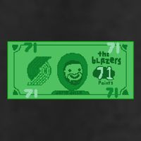Dame Dolla Jame Dolla The Blazers 71 Points Microfiber Hand Towel