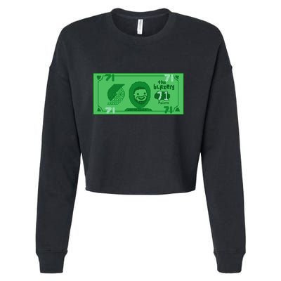Dame Dolla Jame Dolla The Blazers 71 Points Cropped Pullover Crew