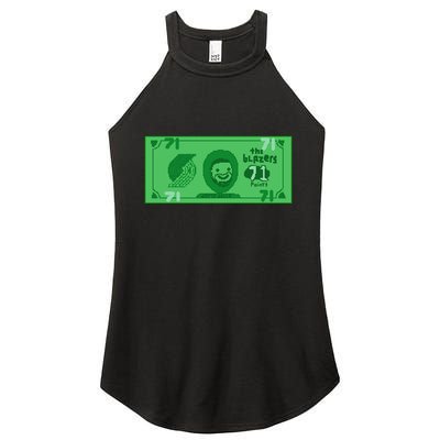 Dame Dolla Jame Dolla The Blazers 71 Points Women's Perfect Tri Rocker Tank