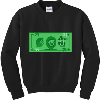 Dame Dolla Jame Dolla The Blazers 71 Points Kids Sweatshirt