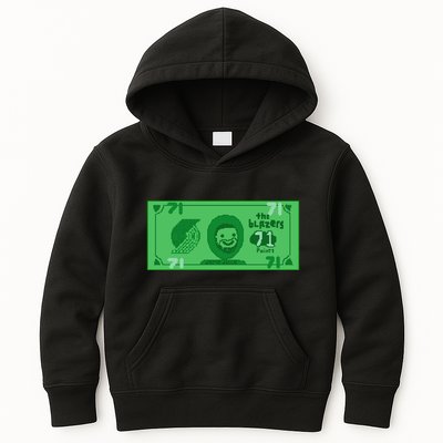 Dame Dolla Jame Dolla The Blazers 71 Points Kids Hoodie