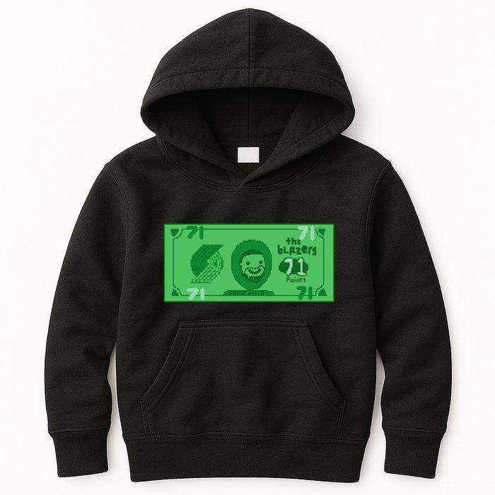Dame Dolla Jame Dolla The Blazers 71 Points Kids Hoodie