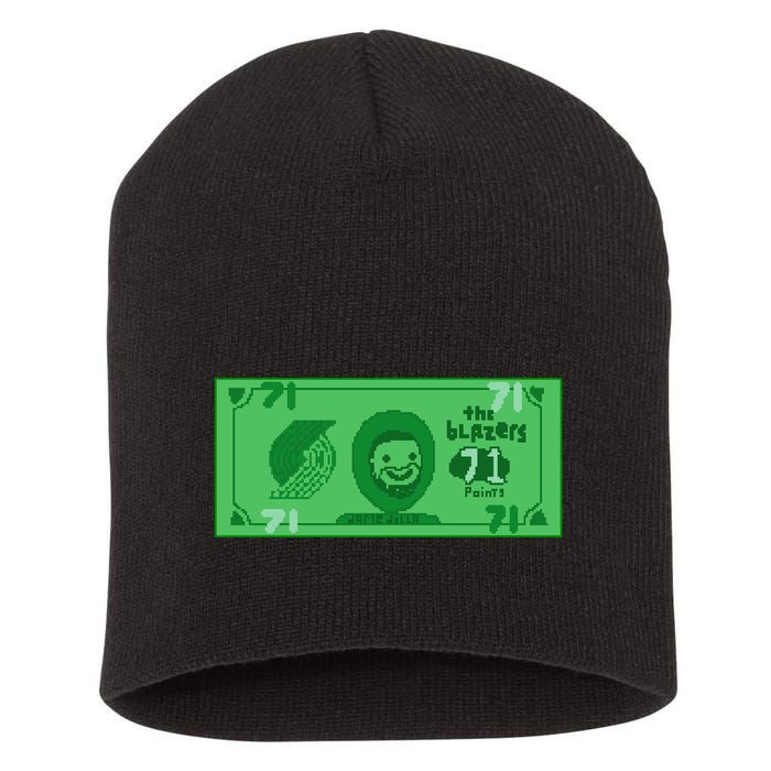 Dame Dolla Jame Dolla The Blazers 71 Points Short Acrylic Beanie