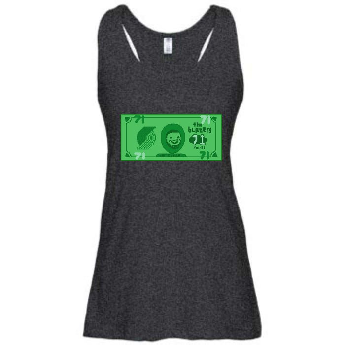Dame Dolla Jame Dolla The Blazers 71 Points Ladies Essential Flowy Tank