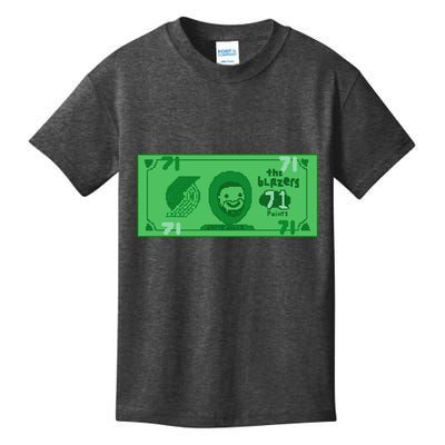 Dame Dolla Jame Dolla The Blazers 71 Points Kids T-Shirt
