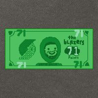 Dame Dolla Jame Dolla The Blazers 71 Points Cotton Canvas Backpack