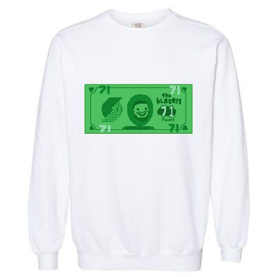 Dame Dolla Jame Dolla The Blazers 71 Points Garment-Dyed Sweatshirt