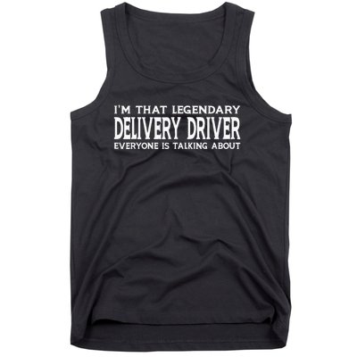 Delivery Driver Job Title Employee Funny Delivery Driver Tank Top