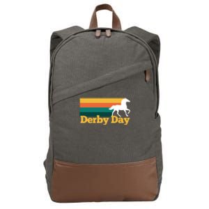 Derby Day Kentucky Horse Racing Derby Party Gift Cotton Canvas Backpack