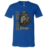 Drizzle Drizzle Kings We Up Soft Guy Era V-Neck T-Shirt