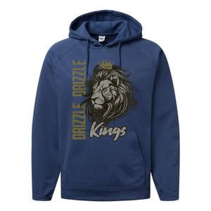 Drizzle Drizzle Kings We Up Soft Guy Era Performance Fleece Hoodie