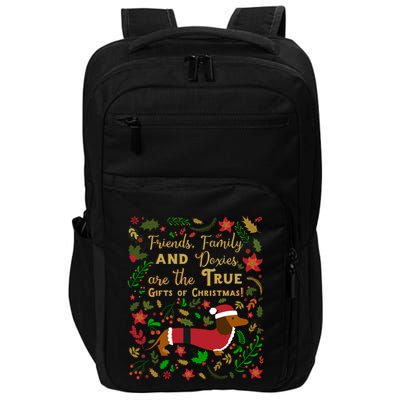 Dachshund Dog Lover Christmas Ugly Sweater Xmas Gift Impact Tech Backpack
