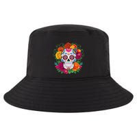 Dia De Los Muertos Costume Day Of The Dead Sugar Skull Cool Comfort Performance Bucket Hat