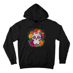 Dia De Los Muertos Costume Day Of The Dead Sugar Skull Hoodie