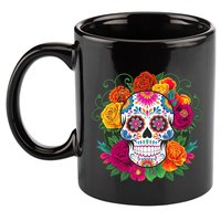 Dia De Los Muertos Costume Day Of The Dead Sugar Skull 11oz C Handle Ceramic Mug