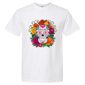 Dia De Los Muertos Costume Day Of The Dead Sugar Skull Garment-Dyed Heavyweight T-Shirt