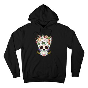 Dia De Los Muertos Day Of Dead Sugar Skull Costume Halloween Hoodie