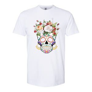 Dia De Los Muertos Day Of Dead Sugar Skull Costume Halloween Softstyle CVC T-Shirt