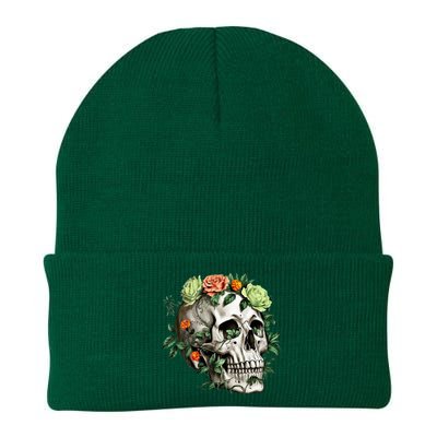 Dia De Los Muertos Costume Day Of The Dead Sugar Skull Knit Cap Winter Beanie