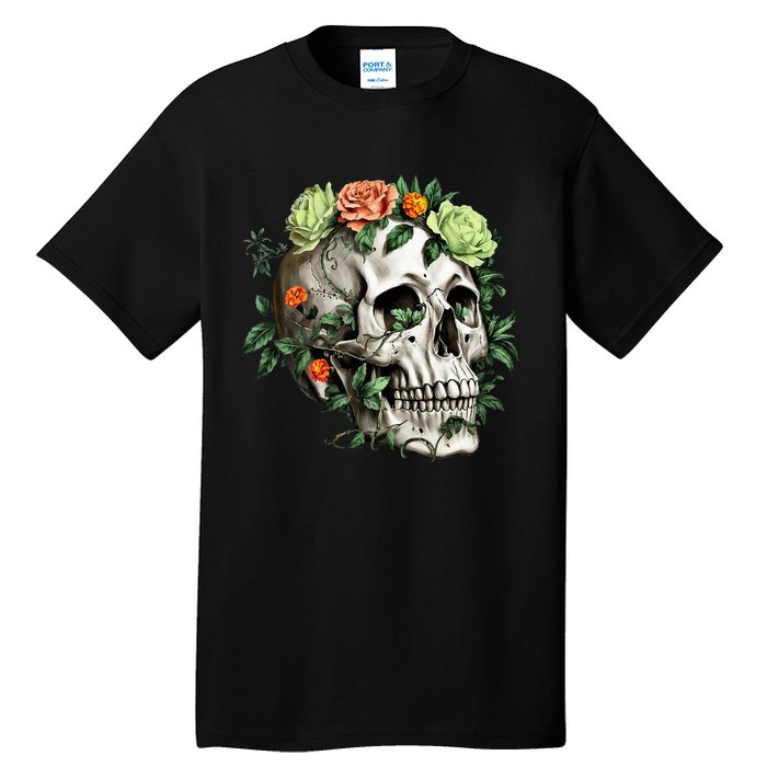 Dia De Los Muertos Costume Day Of The Dead Sugar Skull Tall T-Shirt