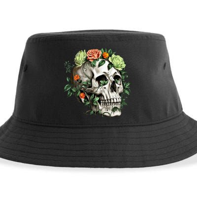 Dia De Los Muertos Costume Day Of The Dead Sugar Skull Sustainable Bucket Hat