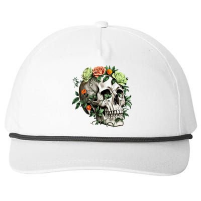 Dia De Los Muertos Costume Day Of The Dead Sugar Skull Snapback Five-Panel Rope Hat