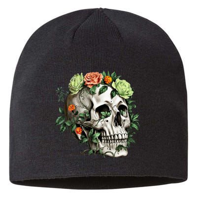 Dia De Los Muertos Costume Day Of The Dead Sugar Skull Sustainable Beanie