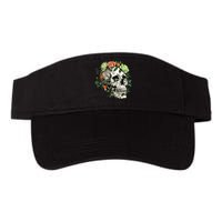 Dia De Los Muertos Costume Day Of The Dead Sugar Skull Valucap Bio-Washed Visor